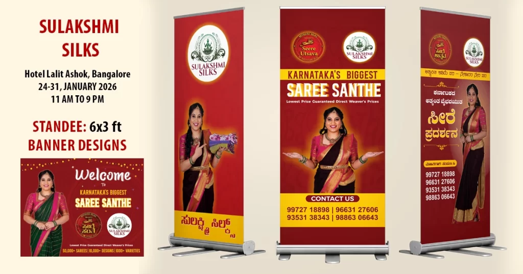 Standee 6x3 ft Branding & Design Services