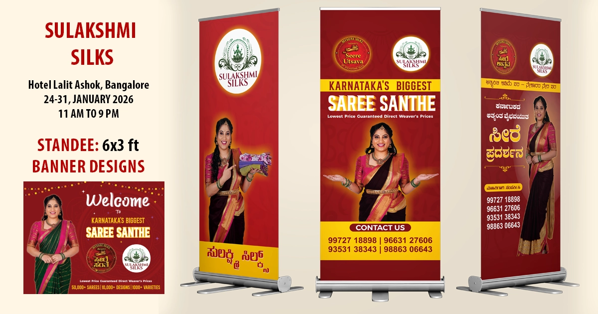 Standee 6x3 ft Branding & Design Services