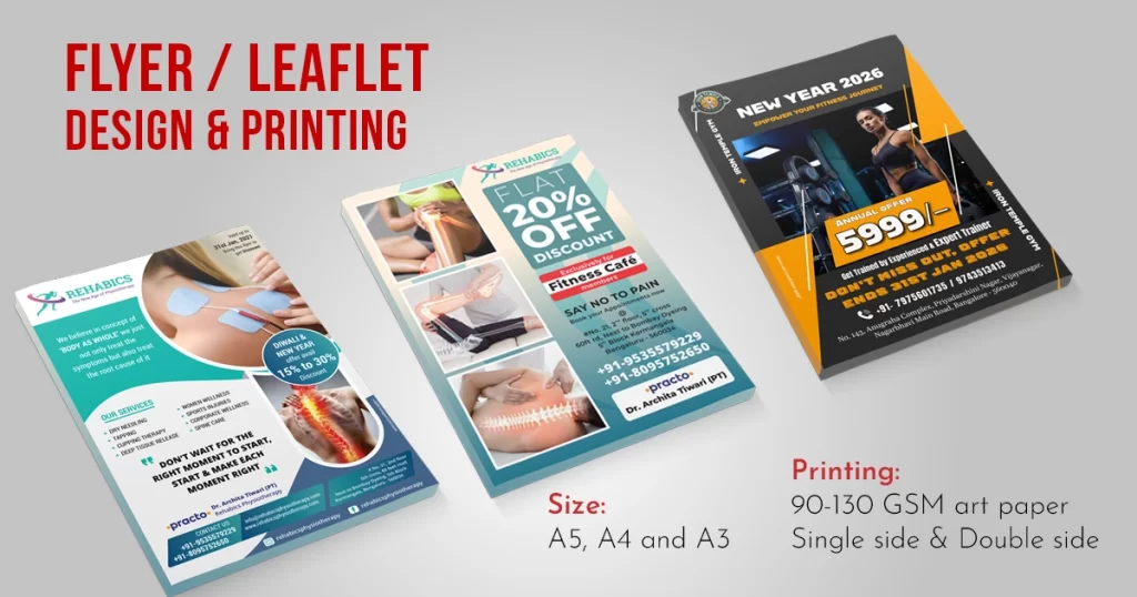 flyer and leaflet design