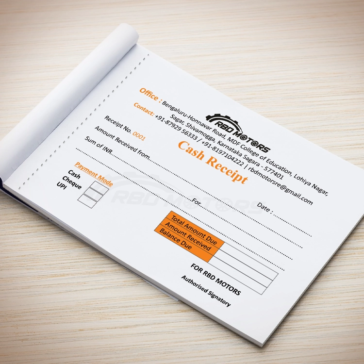 Bill Book Design Bill Book Design