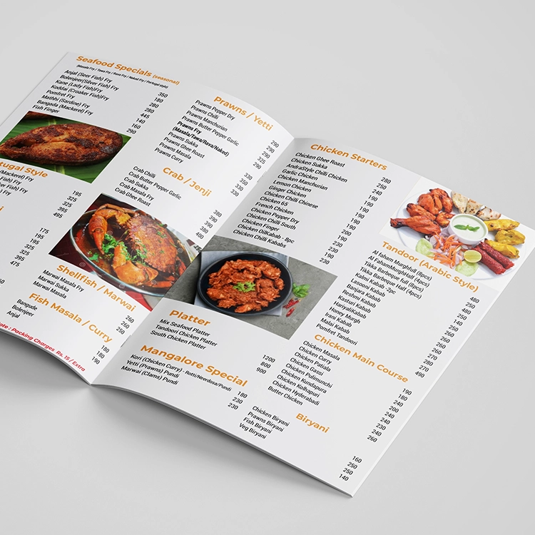 Restaurant Menu Design Restaurant Menu Design
