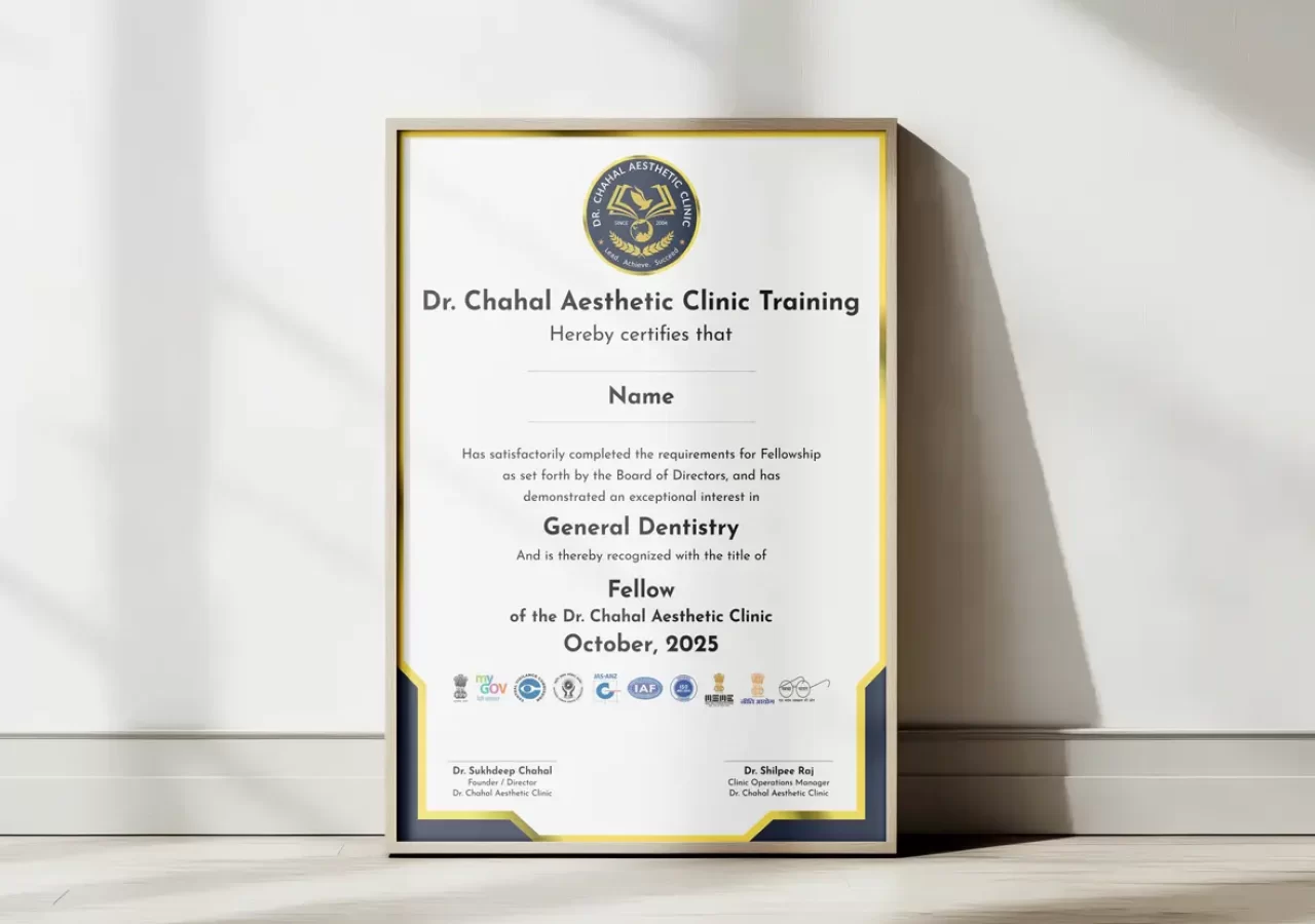 AA Home Certificate design