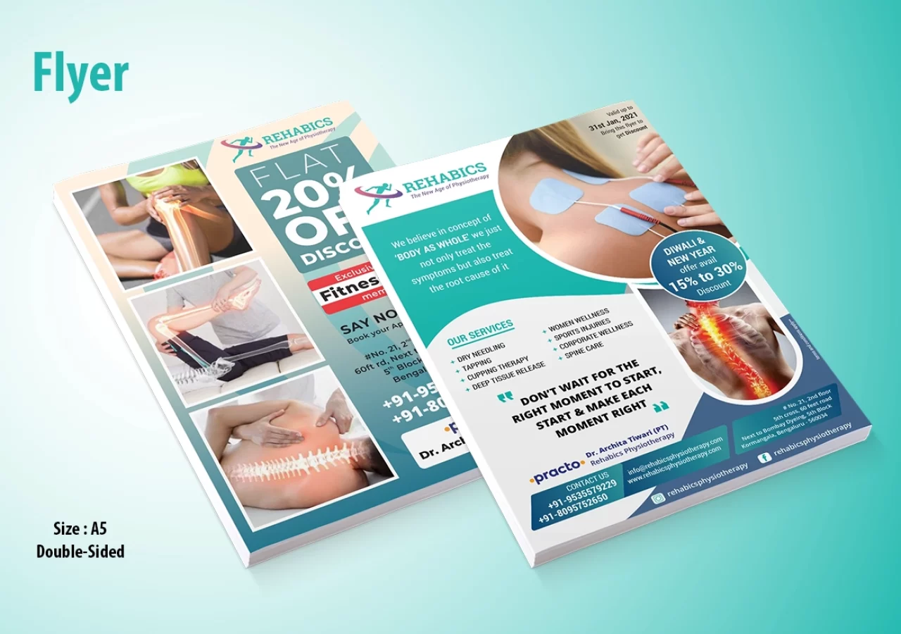 AA Home Flyer design front and back